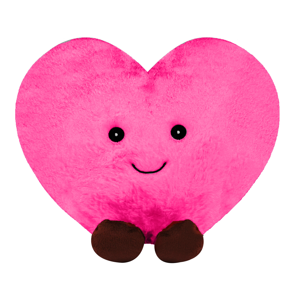40CM CORAZON KORI GRANDE ROSA