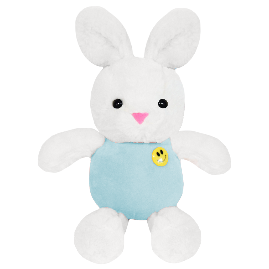 33CM CONEJO HAPPY SMILE BLUE