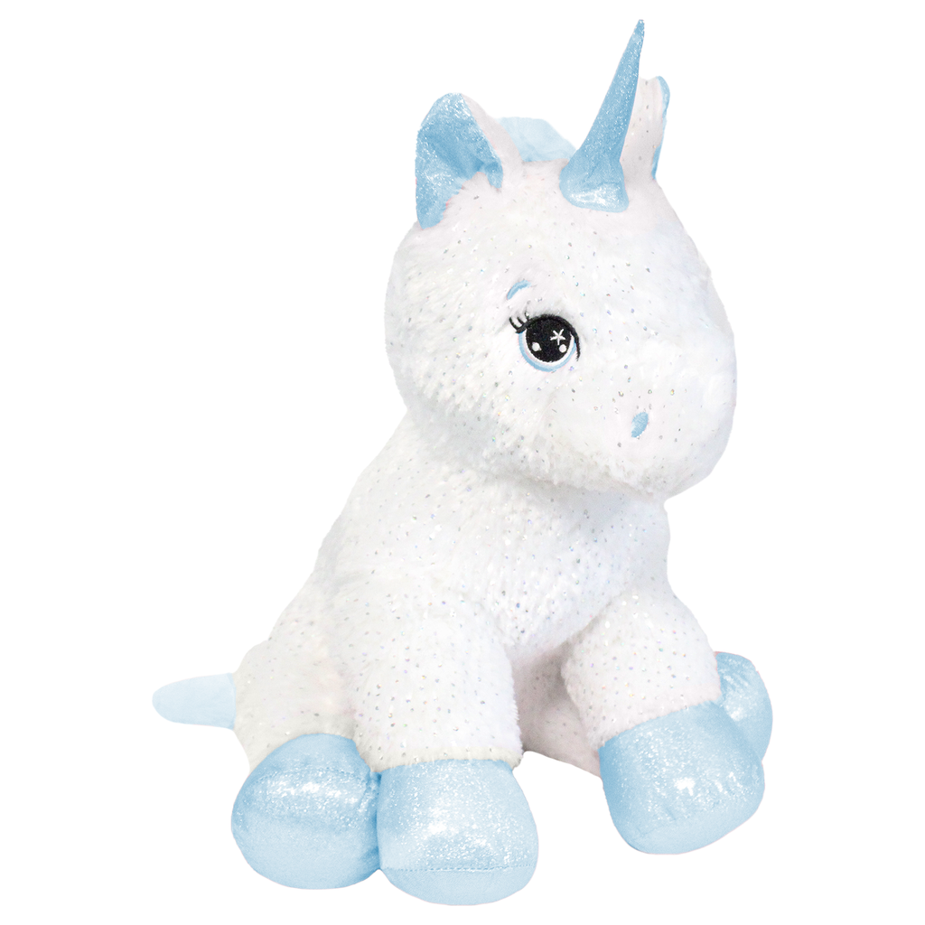 (RELLENO) 40CM UNICORNIO DOTS AZUL