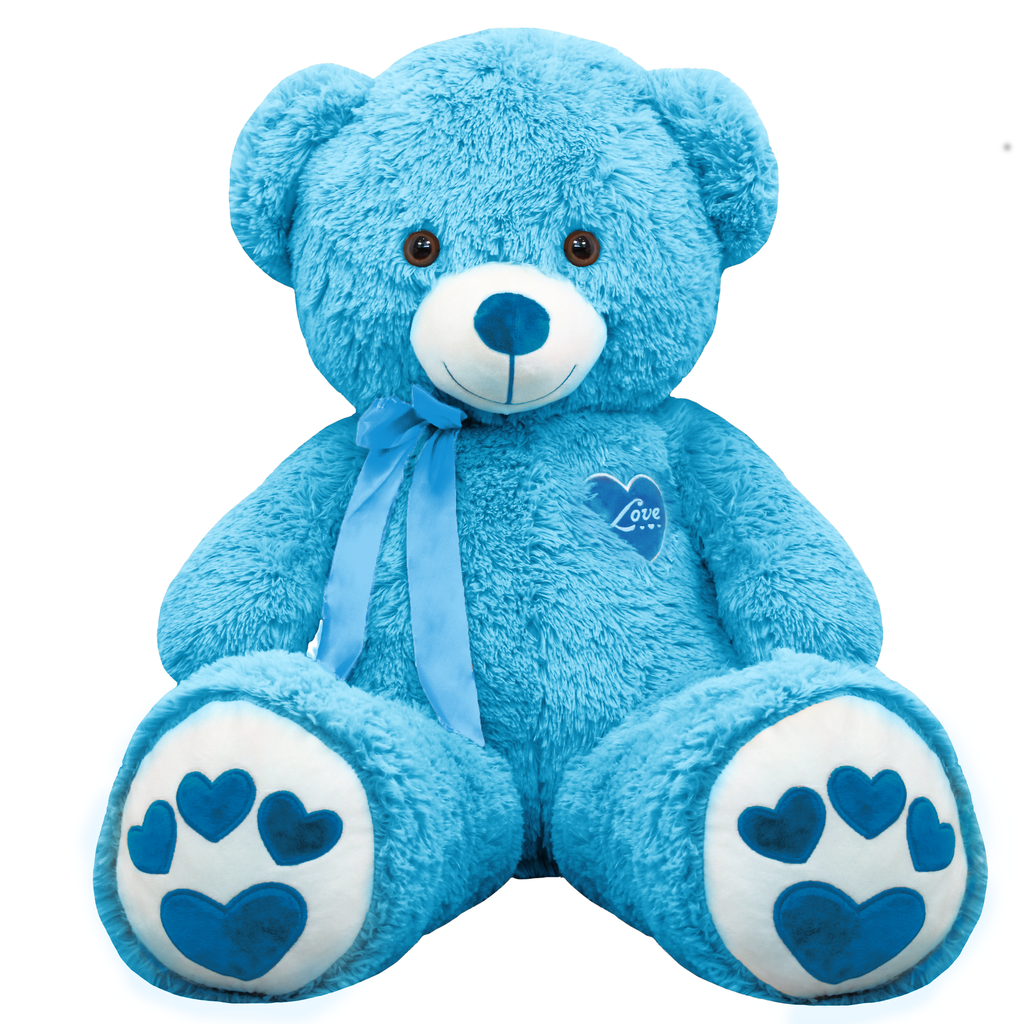 (RELLENO) 110CM OSO AZUL LOVE MELI