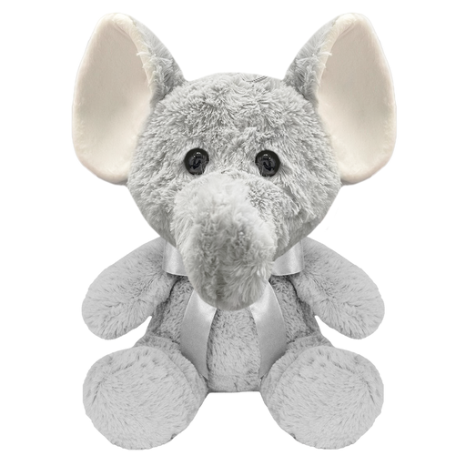 [A096/25/84PZ] 25CM ELEFANTE TEO GRIS