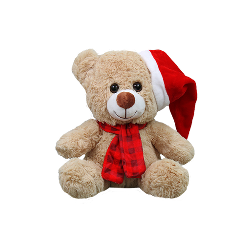 [A098/25/84PZ] 25CM OSO TEO NAVIDEÑO