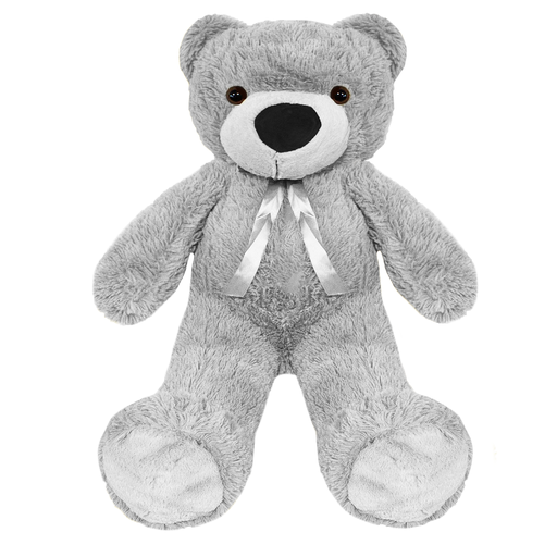 [B144/GRIS/12PZ] (RELLENO) 80CM OSO PECHOCHO GRIS
