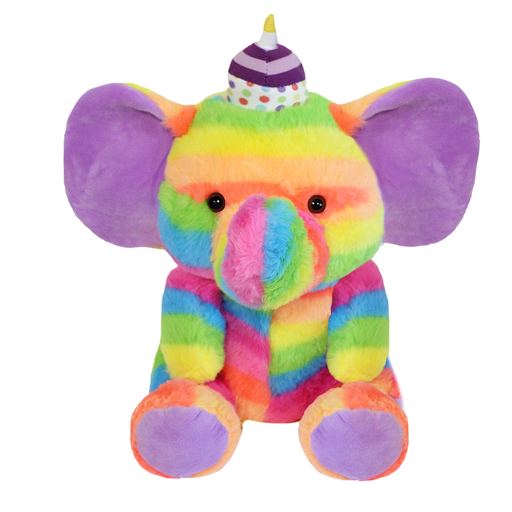 [B147/36PZ] 28CM HBDAY! ELEFANTE COLORIDO