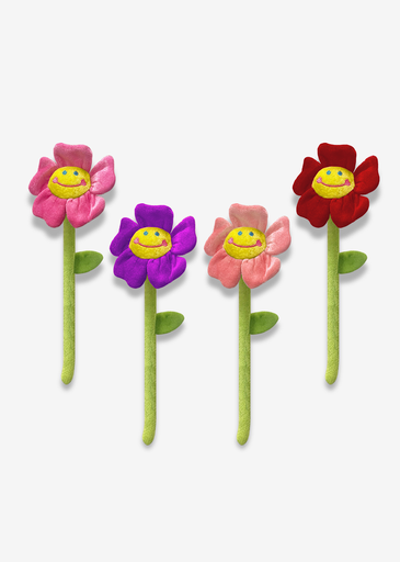 [B156/480PZ] 30CM FLOR DE PELUCHE (4 COLORS)