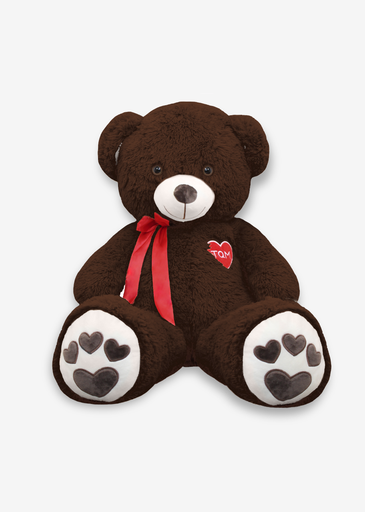 [S032/72/72PZ] (RELLENO) 90CM OSO TQM 1MT CHOCOLATE