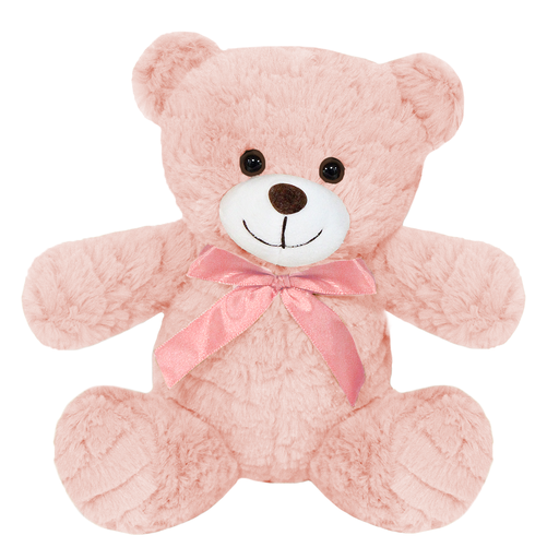[SH108/013-PINK/72PZ] 23CM CRISSCUT LIGHT  PINK BEAR
