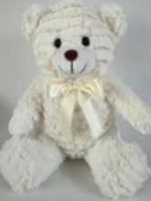 [SH108/014/72PZ] 23CM CRISSCUT CREAM BEAR