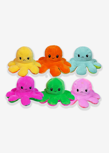 [Y307/210PZ] 10X20CM OCTOPUS REVERSIBLE COLORES SURTIDOS