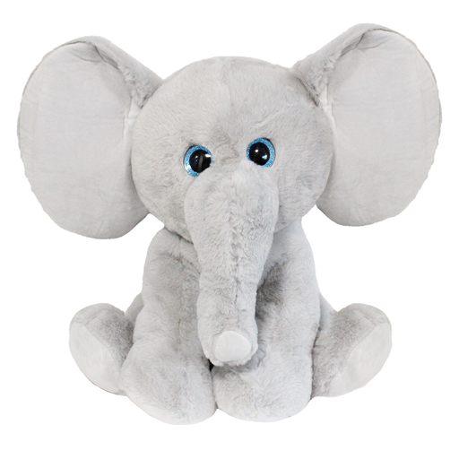 [Y334/12PZ] 40CM ELEFANTE GG GRIS GLITTER